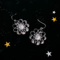CLEARANCE Moon Phases Halo Dangle Earrings