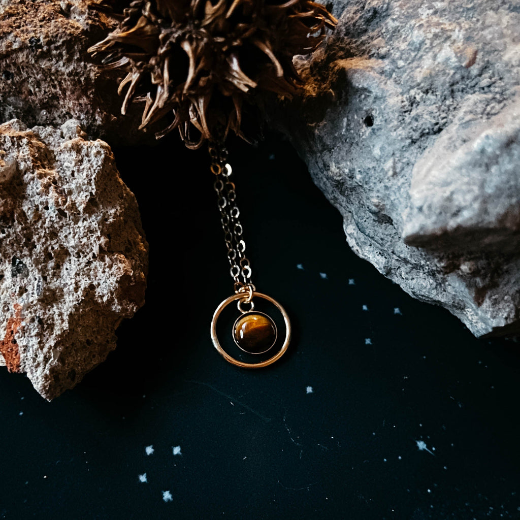 Rings of Saturn Mini Necklace