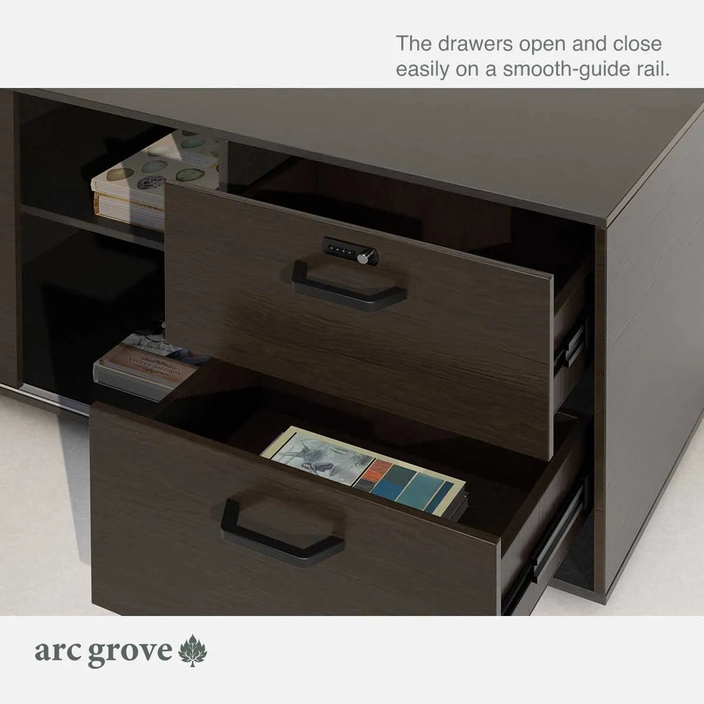 Hershey · Modern L-Shaped Executive Desk