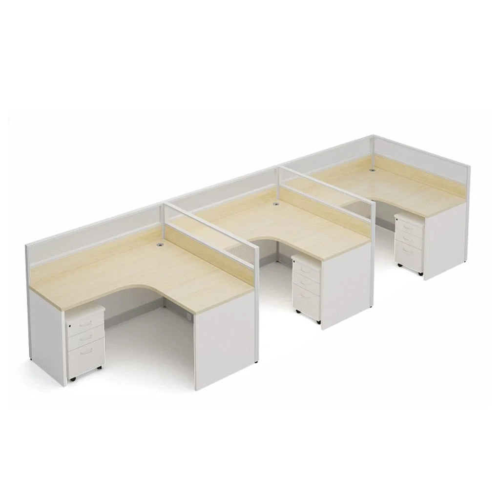 Solven · L-Shaped Cubicle Workstation
