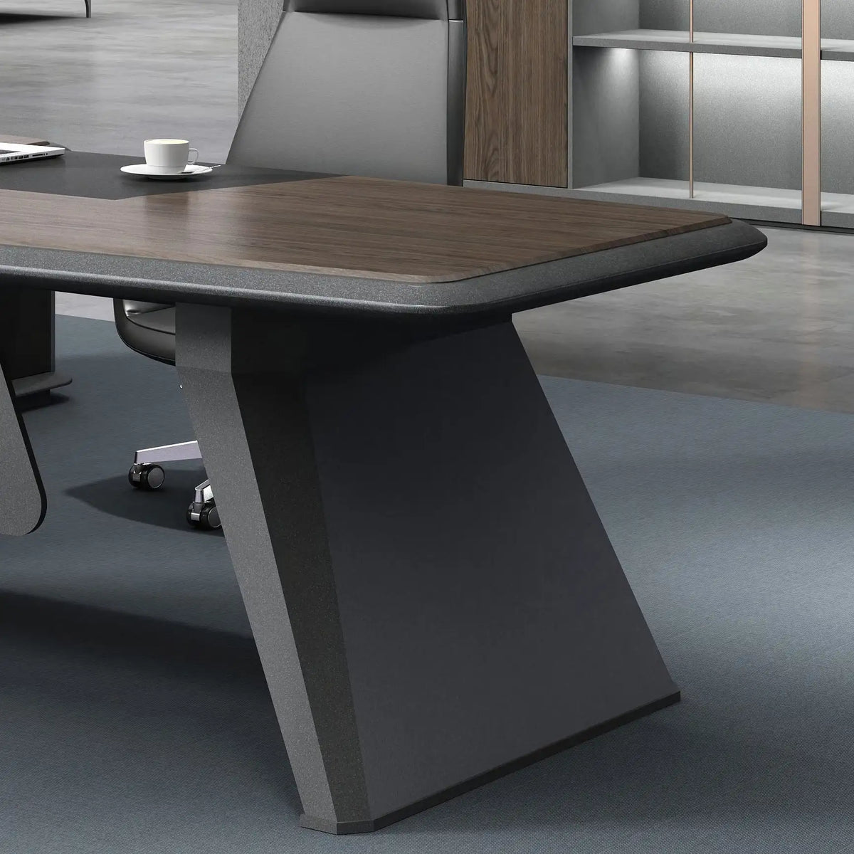 Alwin · Modern L-Shaped Executive Desk