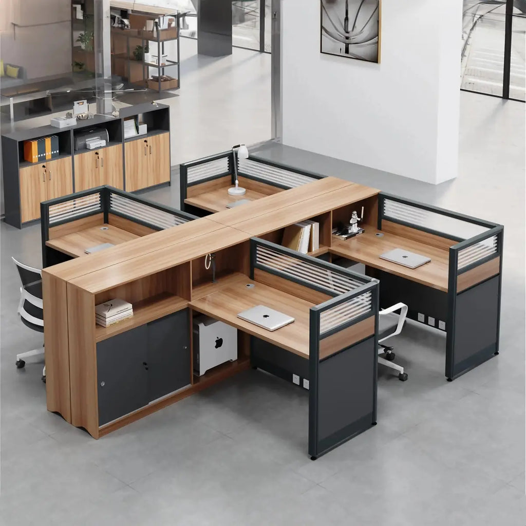 Orlian · L-Shaped Cubicle Workstation