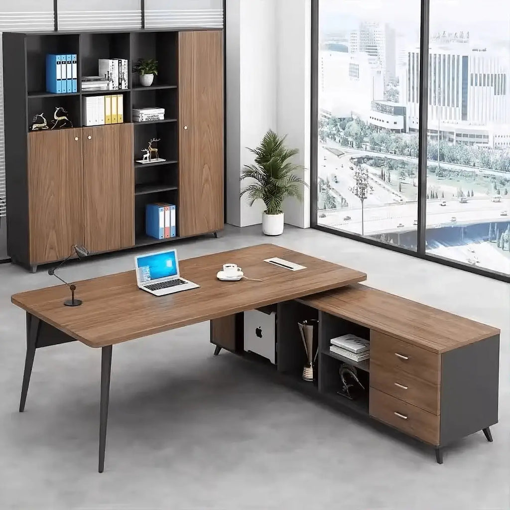 Caelum · Modern L-Shaped Desk