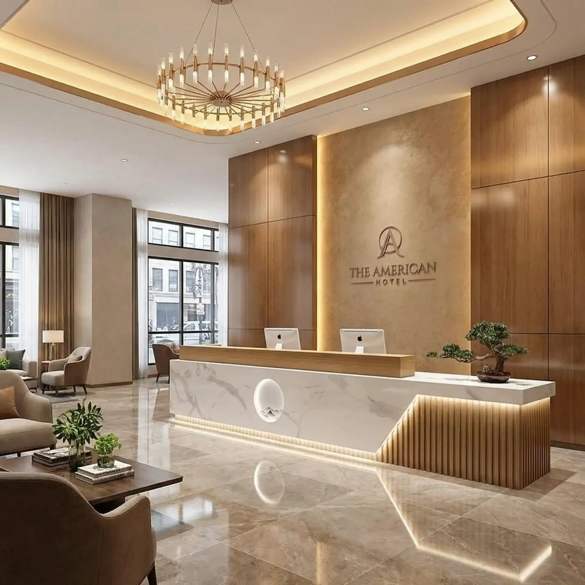 Ovelle · Front Reception Desk
