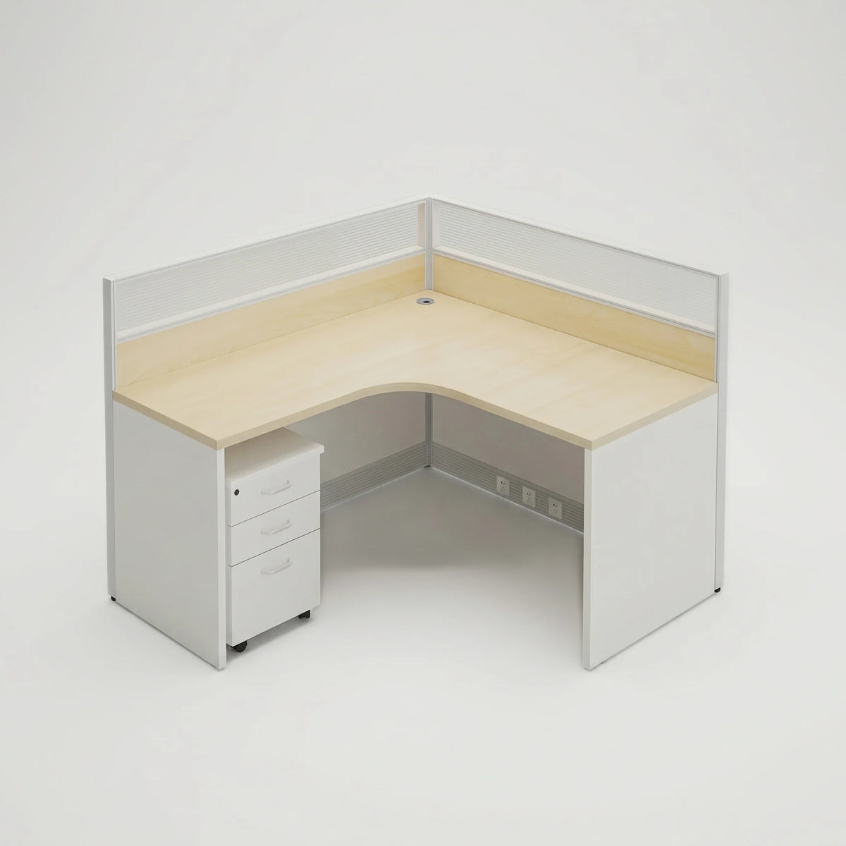 Solven · L-Shaped Cubicle Workstation