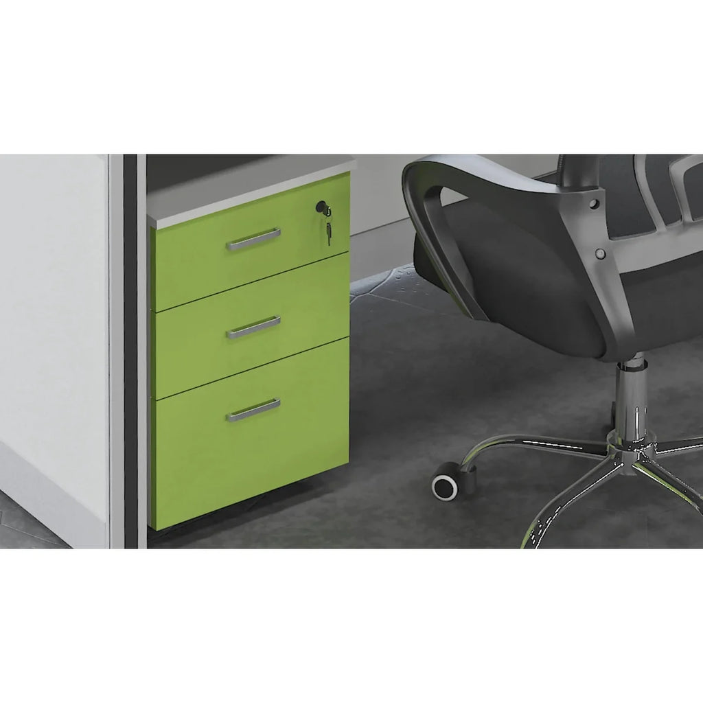 Velnor · L-Shaped Cubicle Workstation