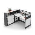 Norven · L-Shaped Cubicle Office Workstation