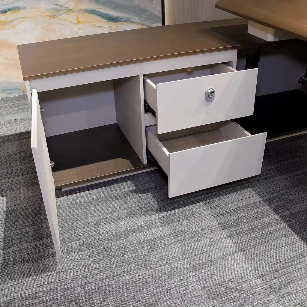 Oxley · Modern L-Shaped Executive Desk