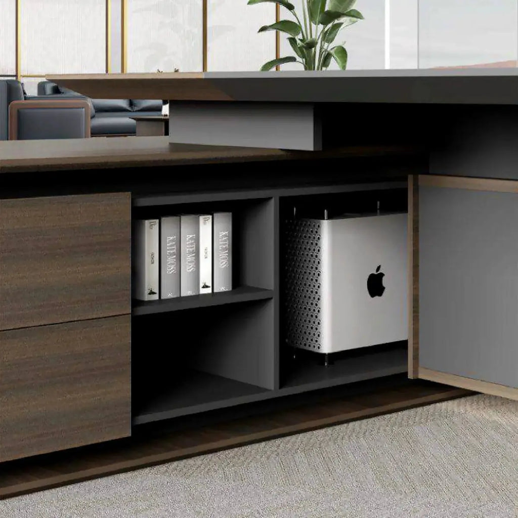 Brontë · Modern L-Shaped Executive Desk
