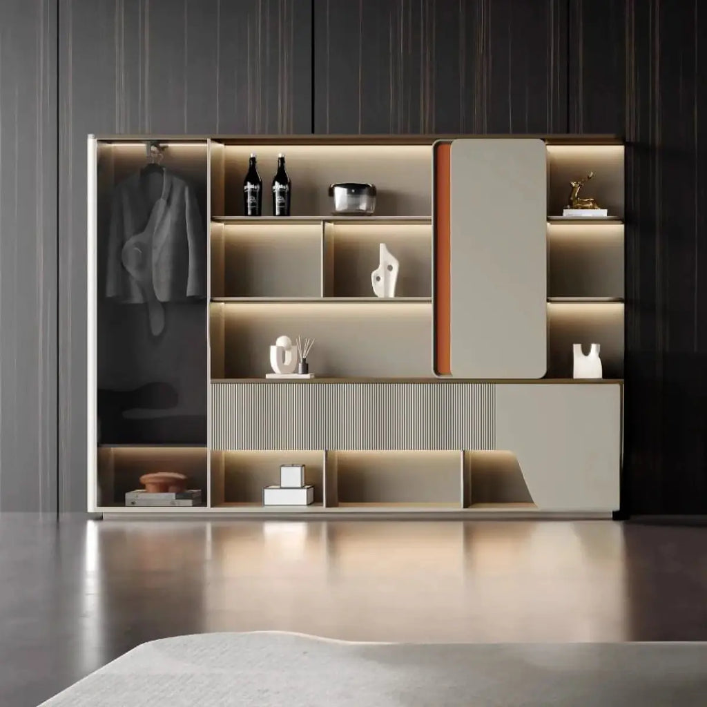 Harbord · Modern Office Shelves w/ Lighting, Storage