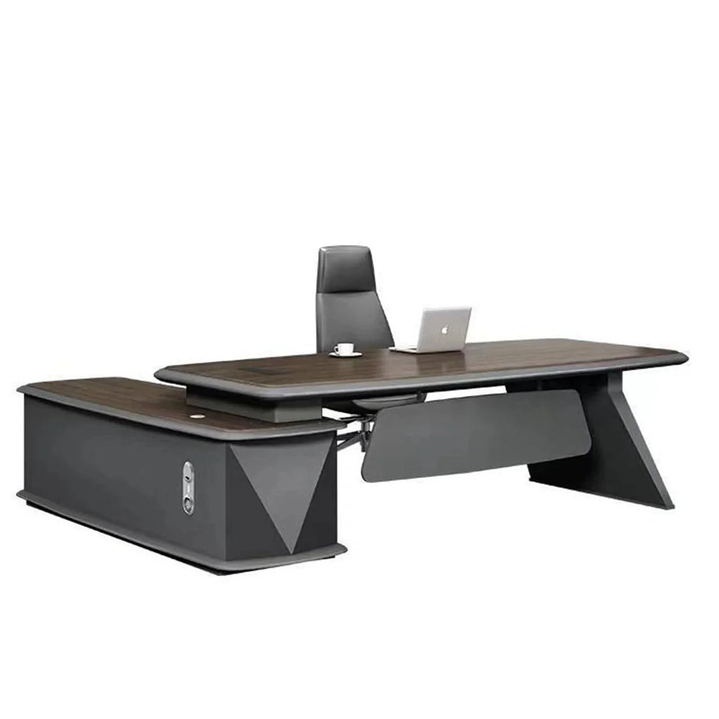 Alwin · Modern L-Shaped Executive Desk